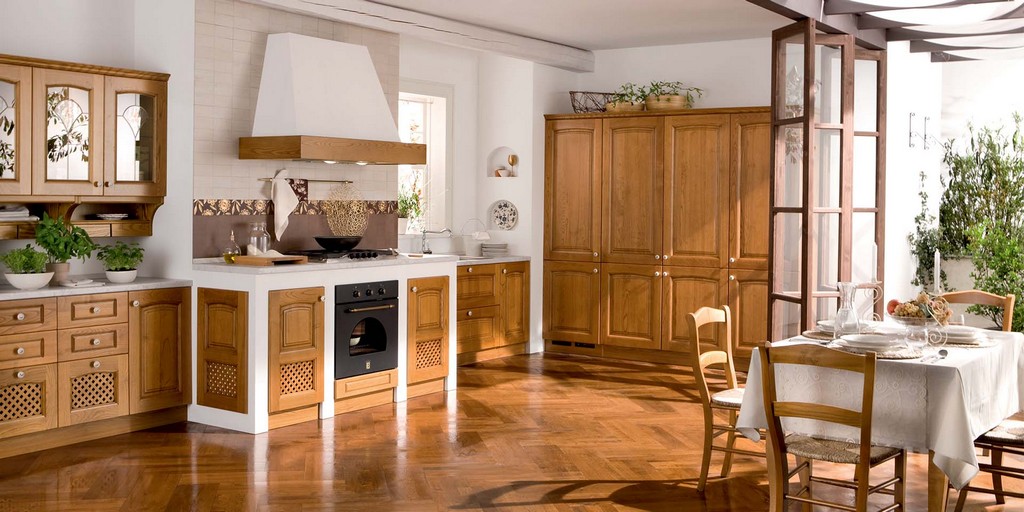 Cucina Forma 2000 Modello Provenza castagno